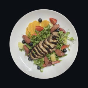 Салат з качиною грудинкою 270 гр